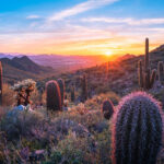 Sunset on Bell Pass in The Majestic McDowell Mountains